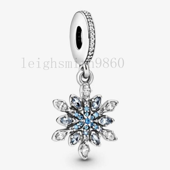 Pandora Shimmering Snowflake Dangle Charm - Picture 1 of 5